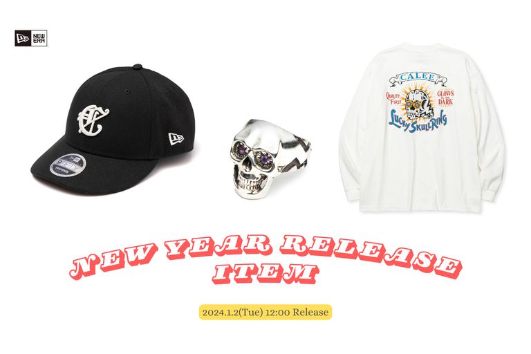 「CALEE」 2024 NEW YEAR RELEASE ITEM!!!
