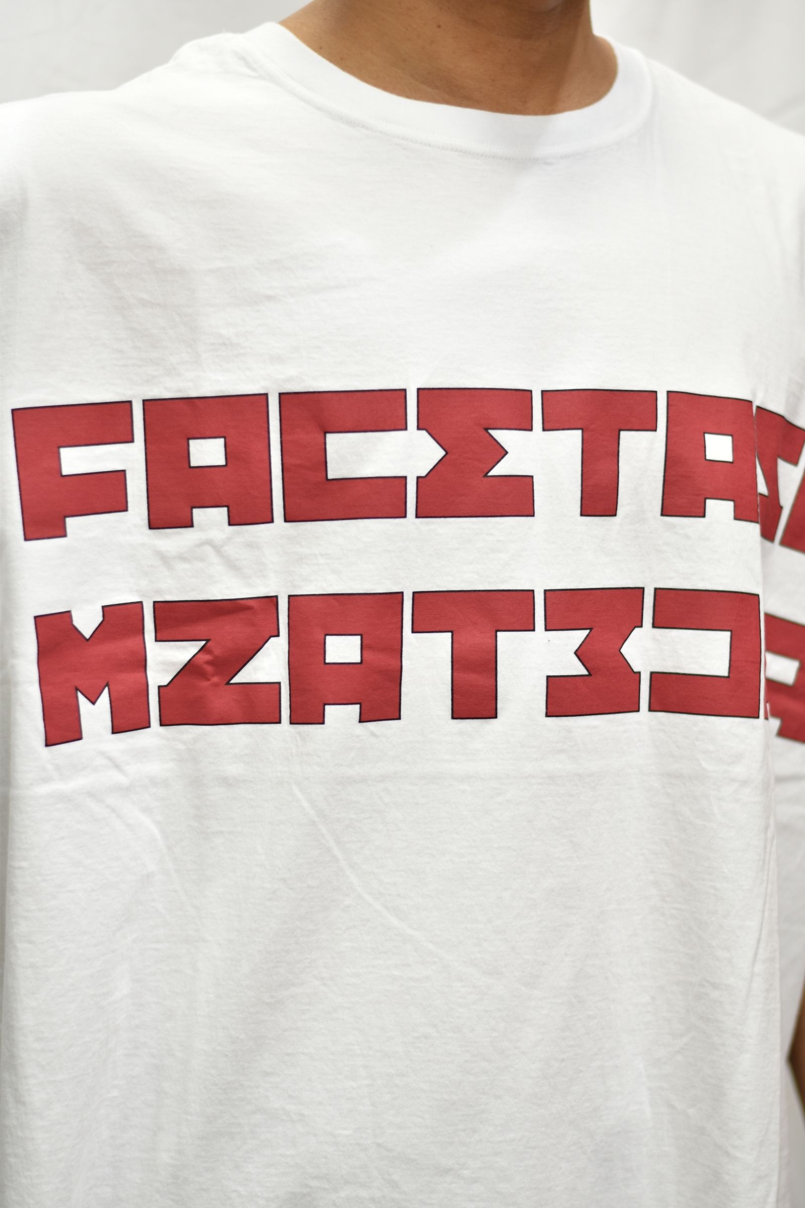 SOCCER LOGO BIG TEE (WHITE)