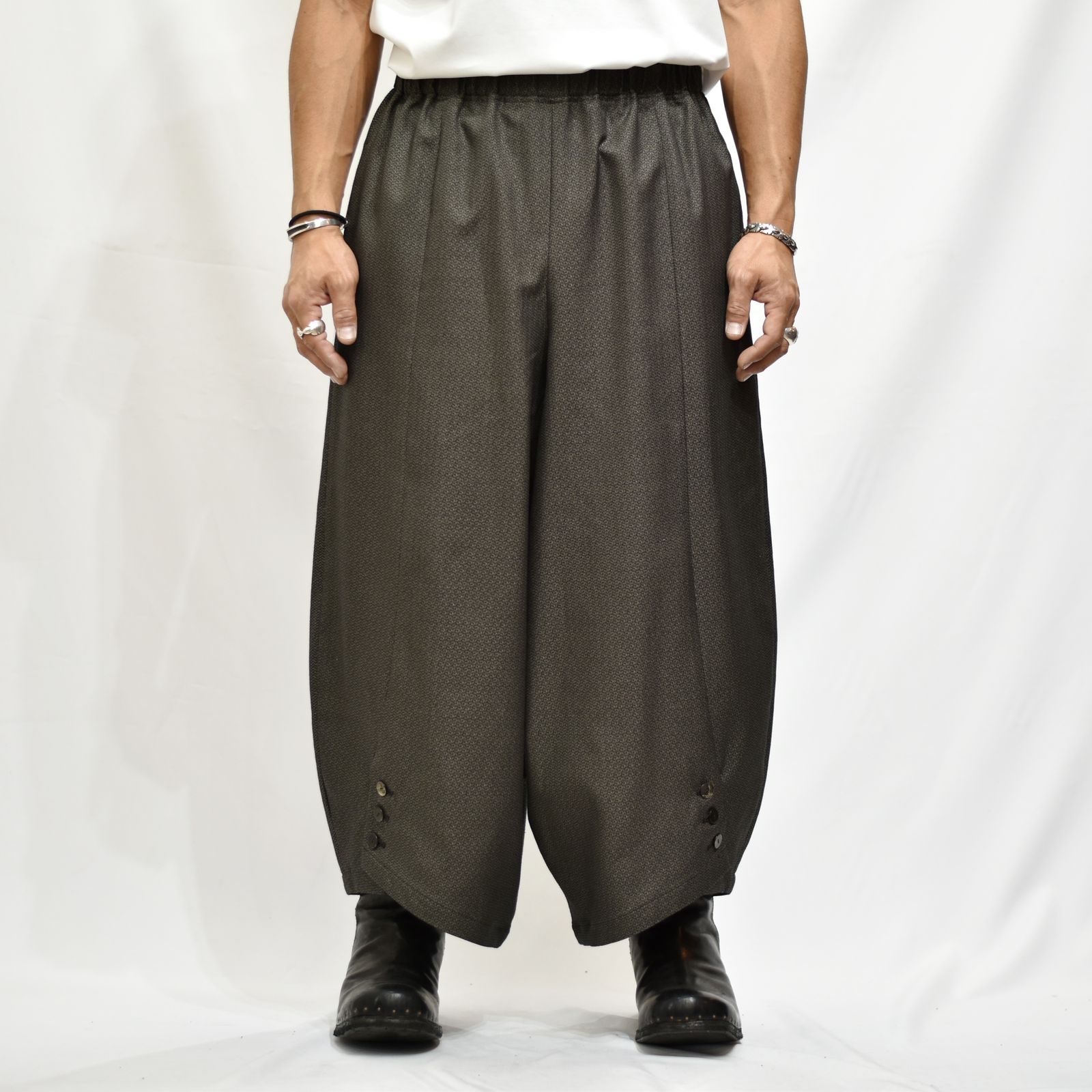 kujaku - hozuki pants (gray) | chord online store