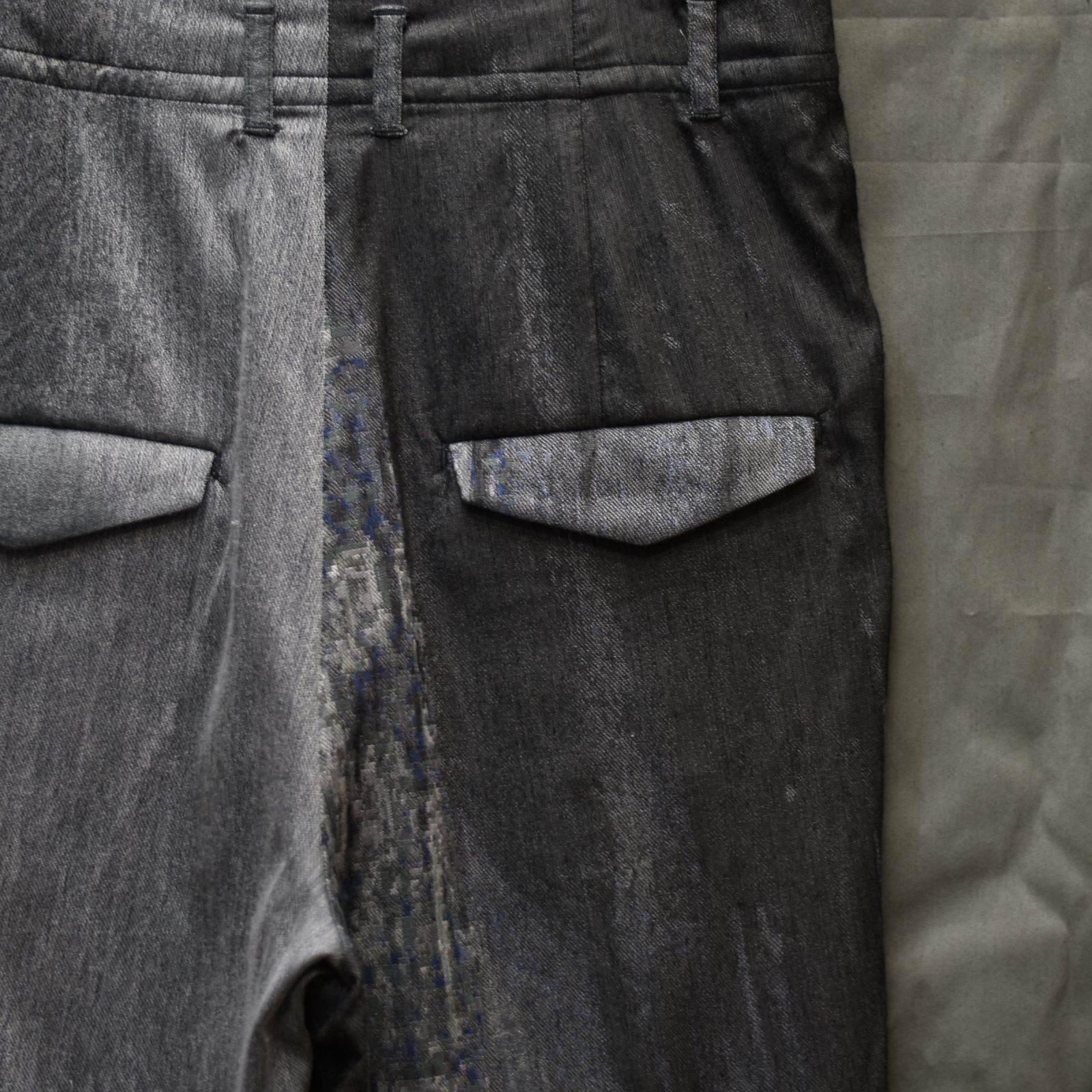 ハイウエストワイドパンツ / LB22SS-PT03-JQ (SKY BLUE GREY)