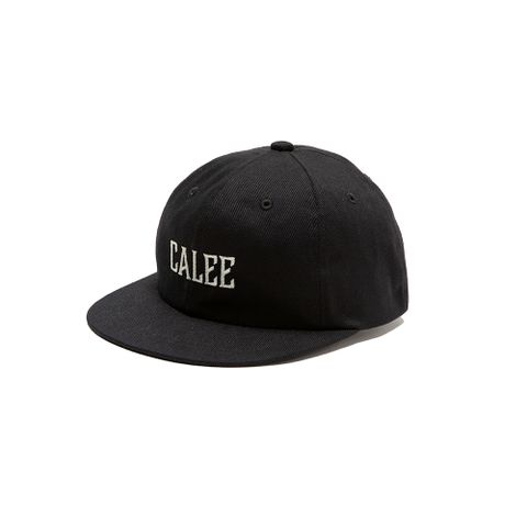 TWILL CALEE LOGO EMBROIDERY CAP (BLACK/WHITE)