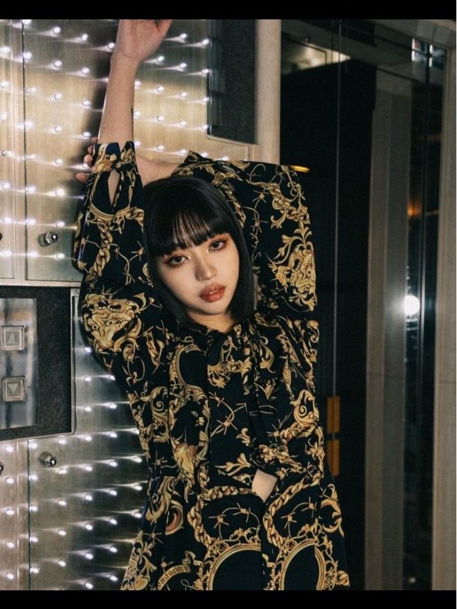 BOW TIE SHIRT ONEPIECE 'MASK (BK) / ボウタイシャツ ワンピース