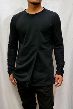 CAT & SAWN CUT TACK FRONT LONG SLEEVE
