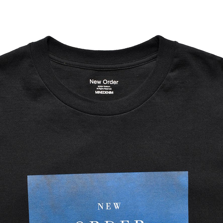 MINEDENIM - New Order “TRUE FAITH” Crewneck T-SH (BLACK MINEDENIM - New Order “TRUE FAITH” Crewneck T-SH (BLACK