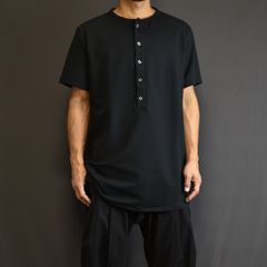CUT＆SAWN HENLEY NECK （BLK）