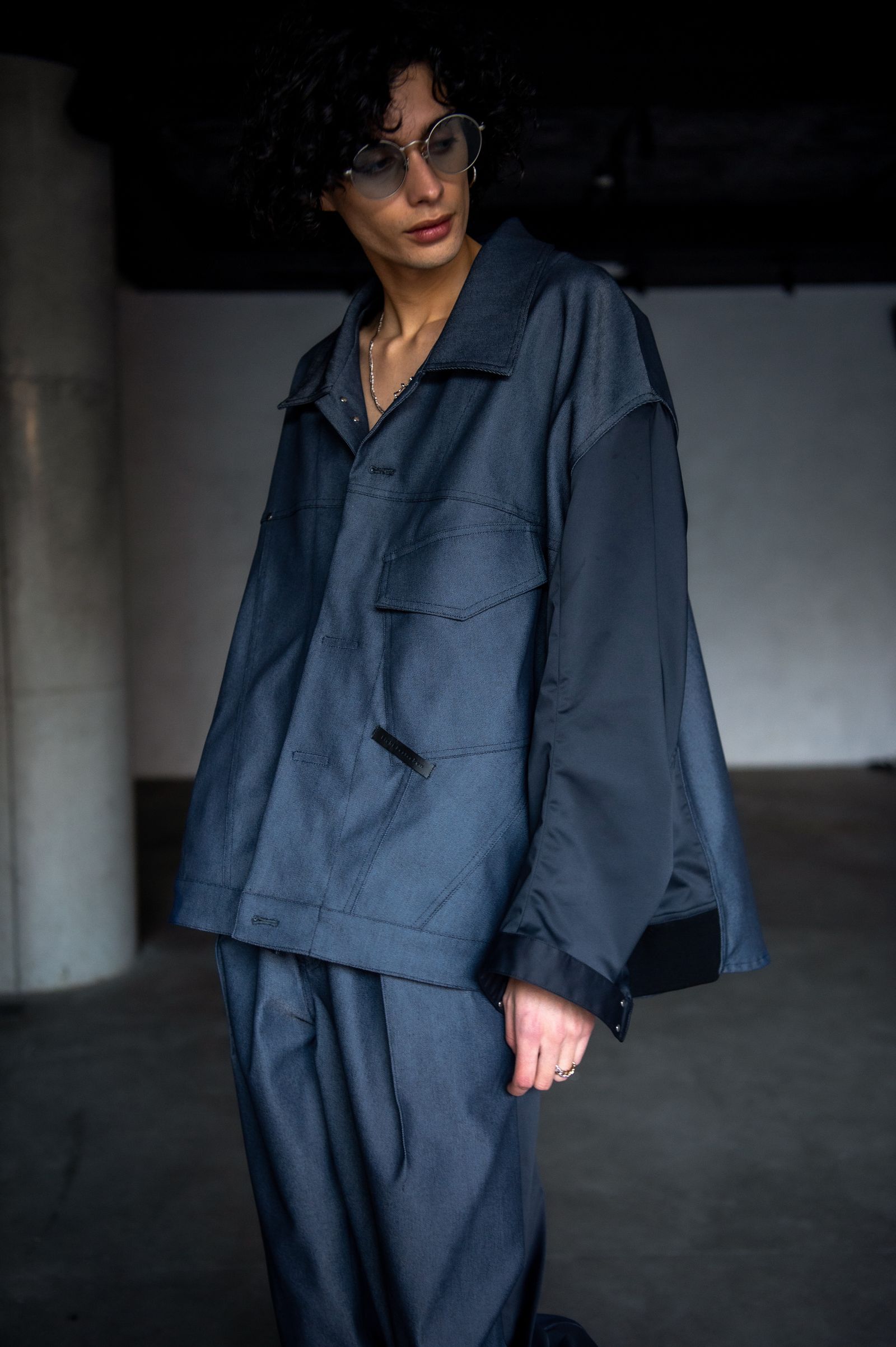 デニムブルゾン / LB21FW-JK02-DN (NAVY)