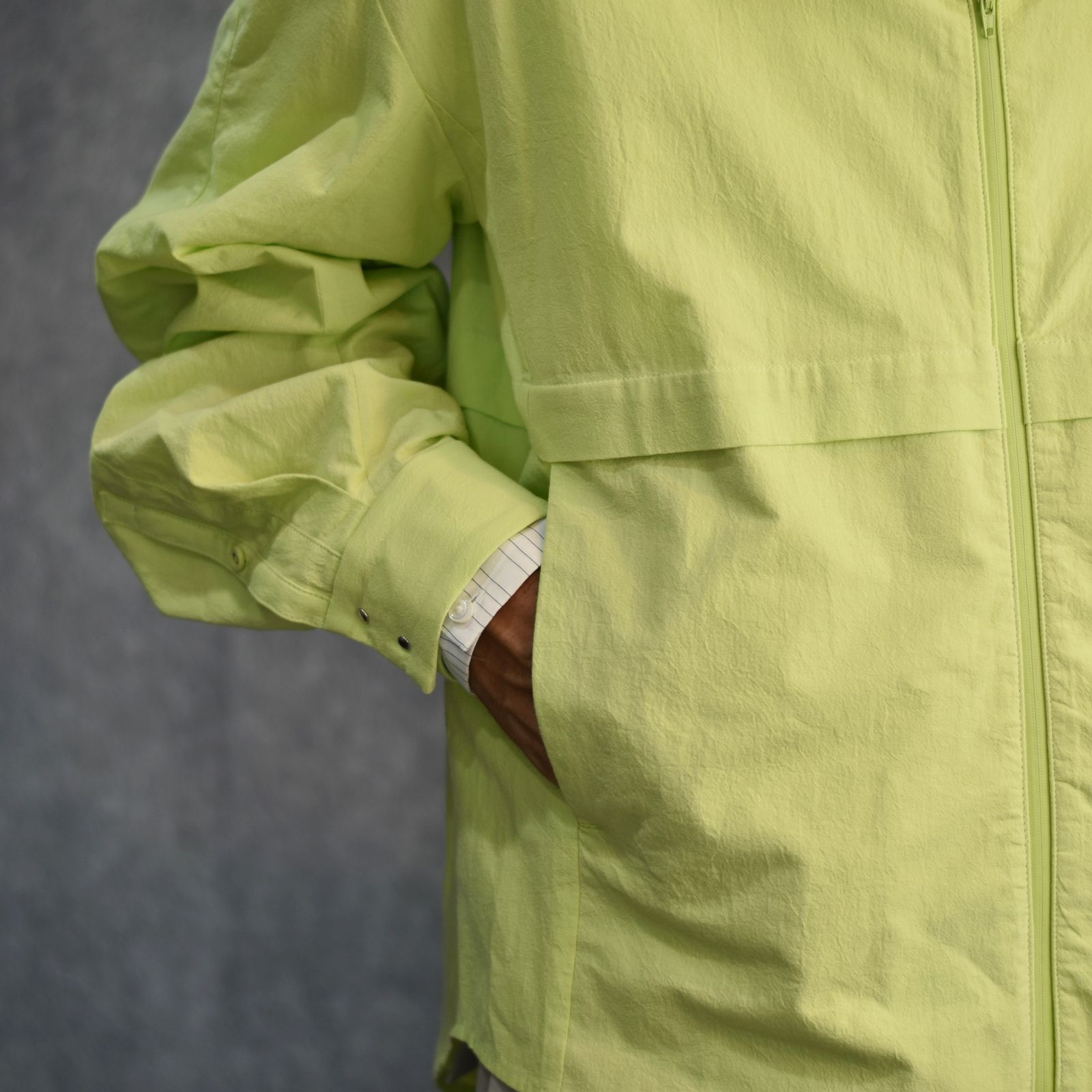 トラックシャツブルゾン / LB24AW-SHBL01-OMS (NEON GREEN)