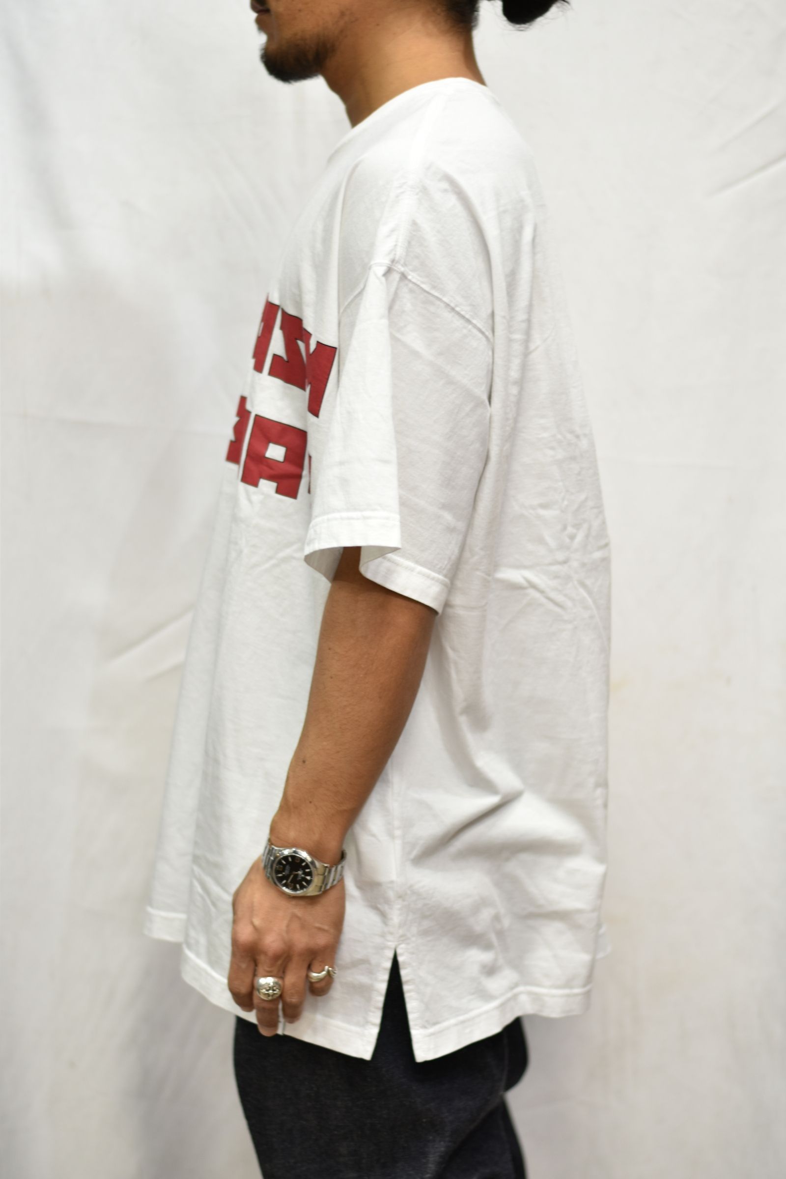 SOCCER LOGO BIG TEE (WHITE)