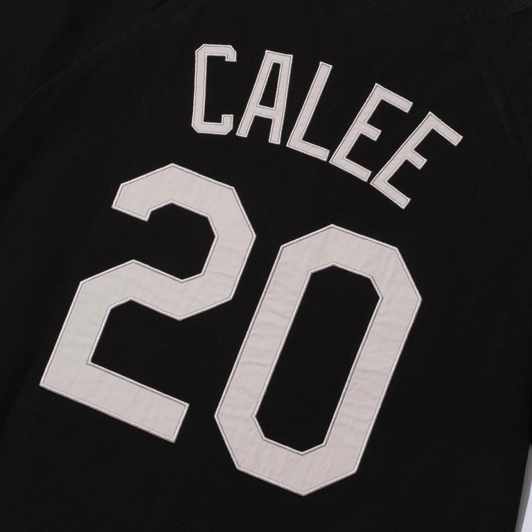 CALEE KEBOZ ケボズ  BASEBALL SHIRT 黒L CALEE - × KEBOZ BASEBALL SHIRT (BLACK) / × ケボズ ベース