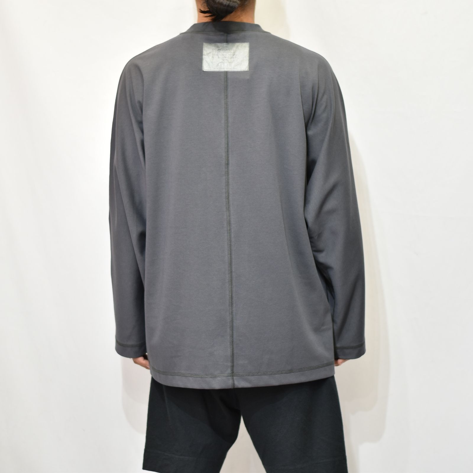 T-SHIRT/SWEATER （CHARCOAL） 長袖カットソー ロングスリーブ