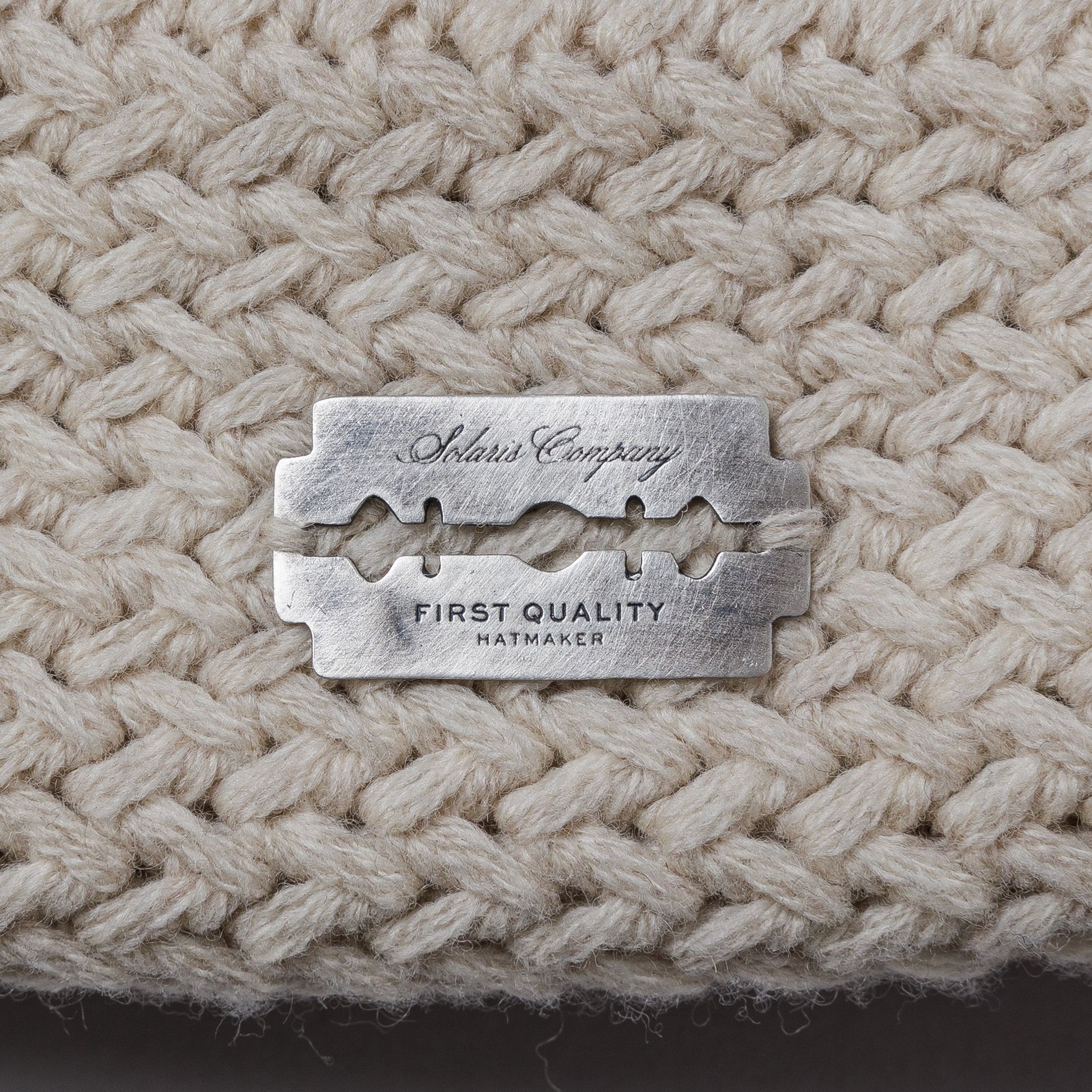 Purewool Watch CAP "SUBMARINE" (BEIGE) / ピュアウール ワッチキャップ