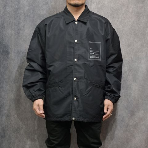 COACH JACKET （BLACK） / コーチジャケット （ブラック） 2026SS-JK-2-YT
