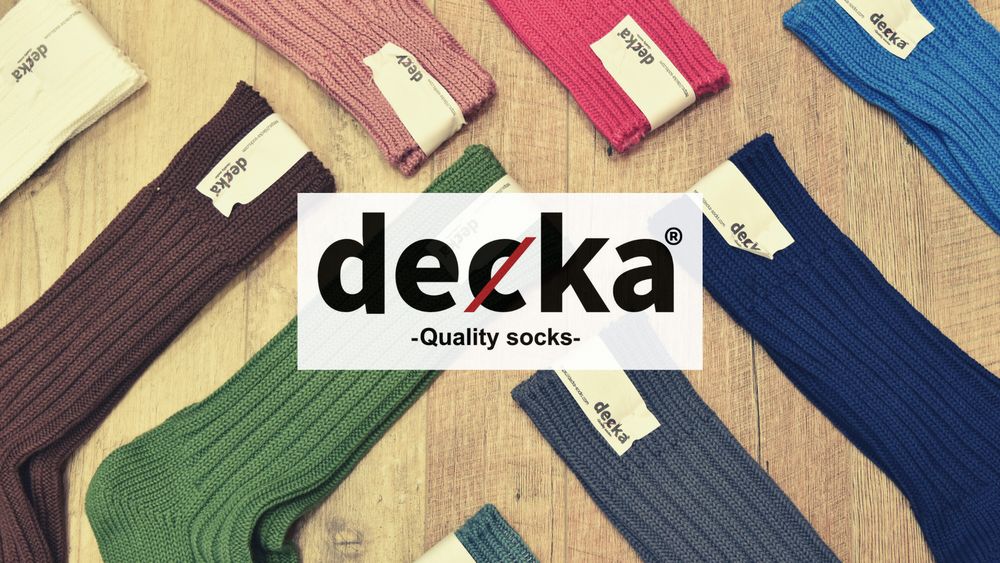 『decka quality sox』 ヘビーウェイトプレーンソックスが各色入荷♪