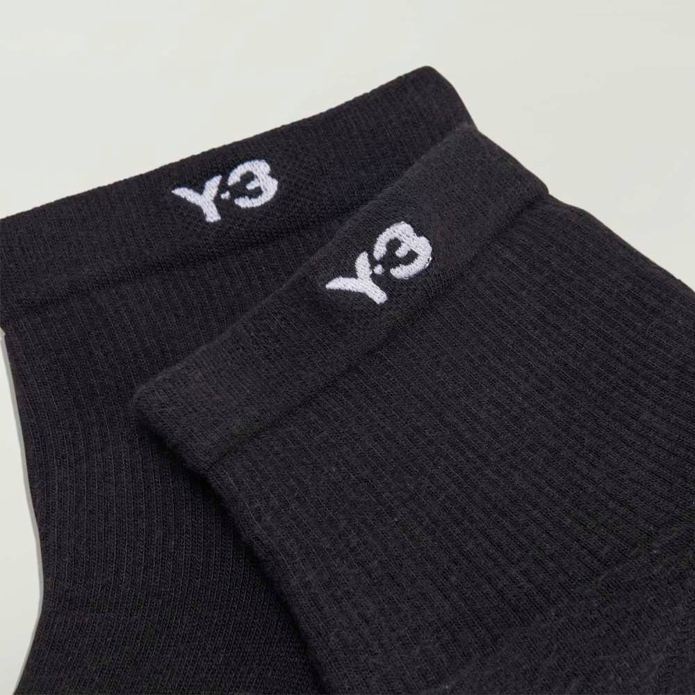 Y-3 CLASSIC LOW SOCKS （BLACK） / ストライプ ソックス （ブラック） JZ6276