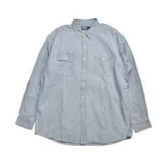 古着 / POLO by Ralph Lauren ラルフローレン シャンブレーシャツ / XLサイズ
