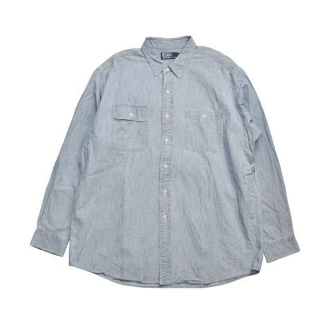 古着 / POLO by Ralph Lauren ラルフローレン シャンブレーシャツ / XLサイズ