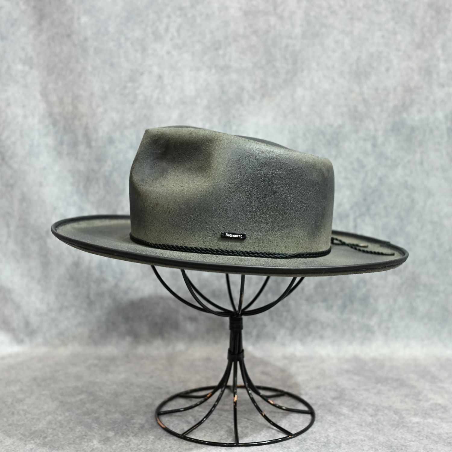 × Battement Wool Felt Hat （D.GY / ダークグレー） ウールフェルト ハット / Ba-898-01