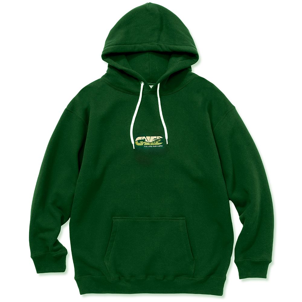 CALEE RC LOGO PULLOVER HOODIE (GREEN)