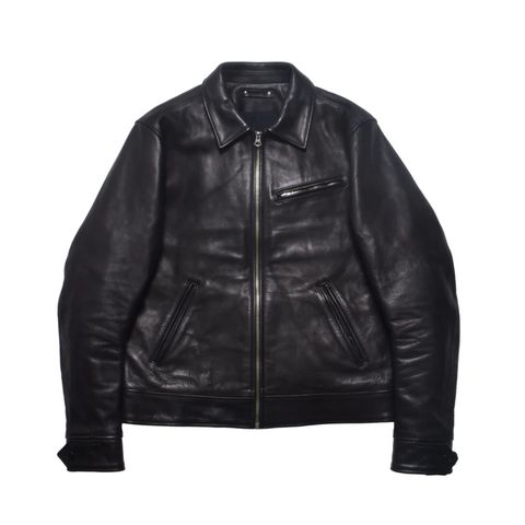 Leather Zipup JKT （BLK）｜レザージャケット｜2602-8001