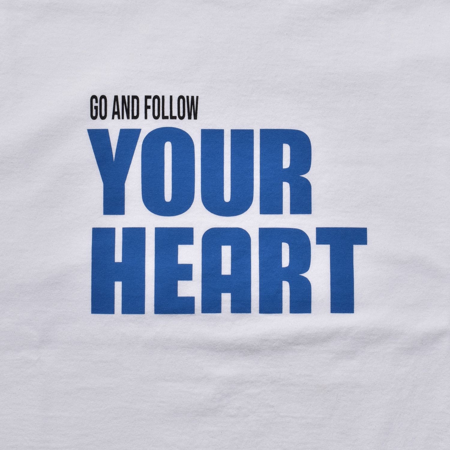 Go And Follow Your Tee （WHT） ｜プリントTシャツ (ホワイト)｜2604-4003