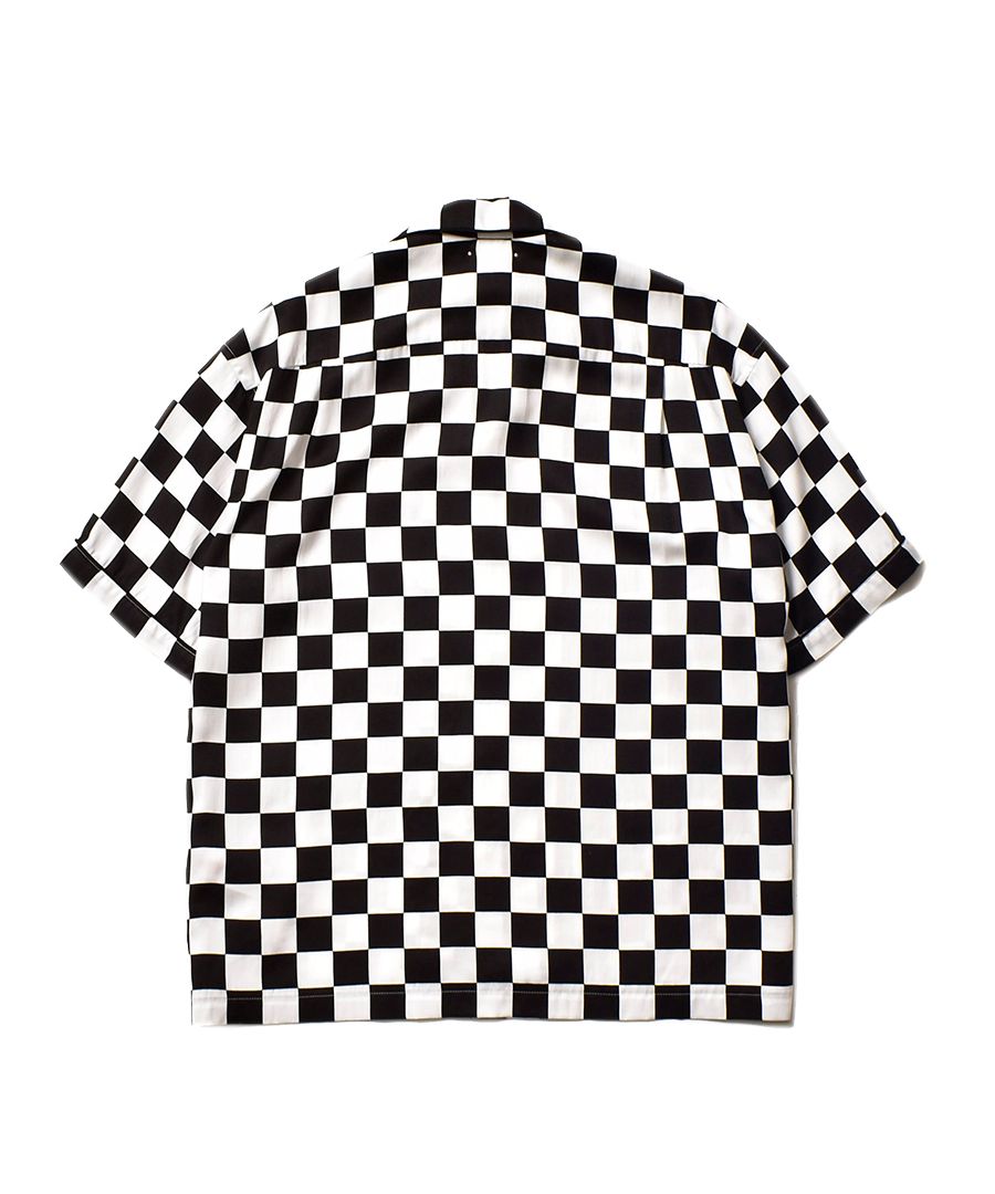 CU.Denim S/S Checker flag Open Collar SH (WPT)