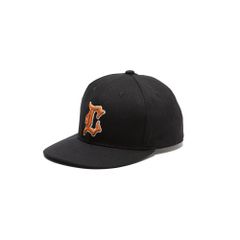 TWILL OLD ENGLISH CAL LOGO BASEBALL CAP (BLACK.ORANGE) / オールドイングリッシュ ベースボールキャップ