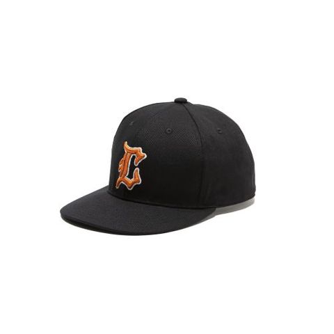 TWILL OLD ENGLISH CAL LOGO BASEBALL CAP (BLACK.ORANGE) / オールドイングリッシュ ベースボールキャップ