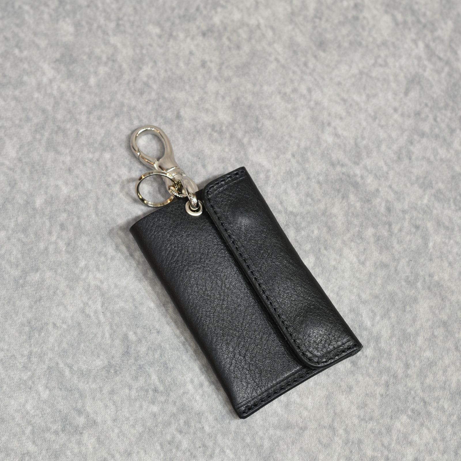 STUDS LEATHER KEY CASE (BLACK)｜スタッズ レザー キーケース｜CL-26SS002LE EX