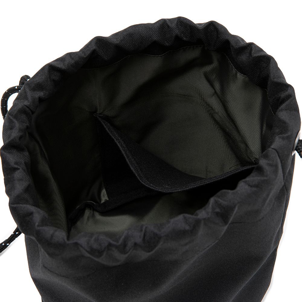 Cordura fabric tm logo purse (Black) / コーデュラ トレードマークロゴ 巾着ポーチ