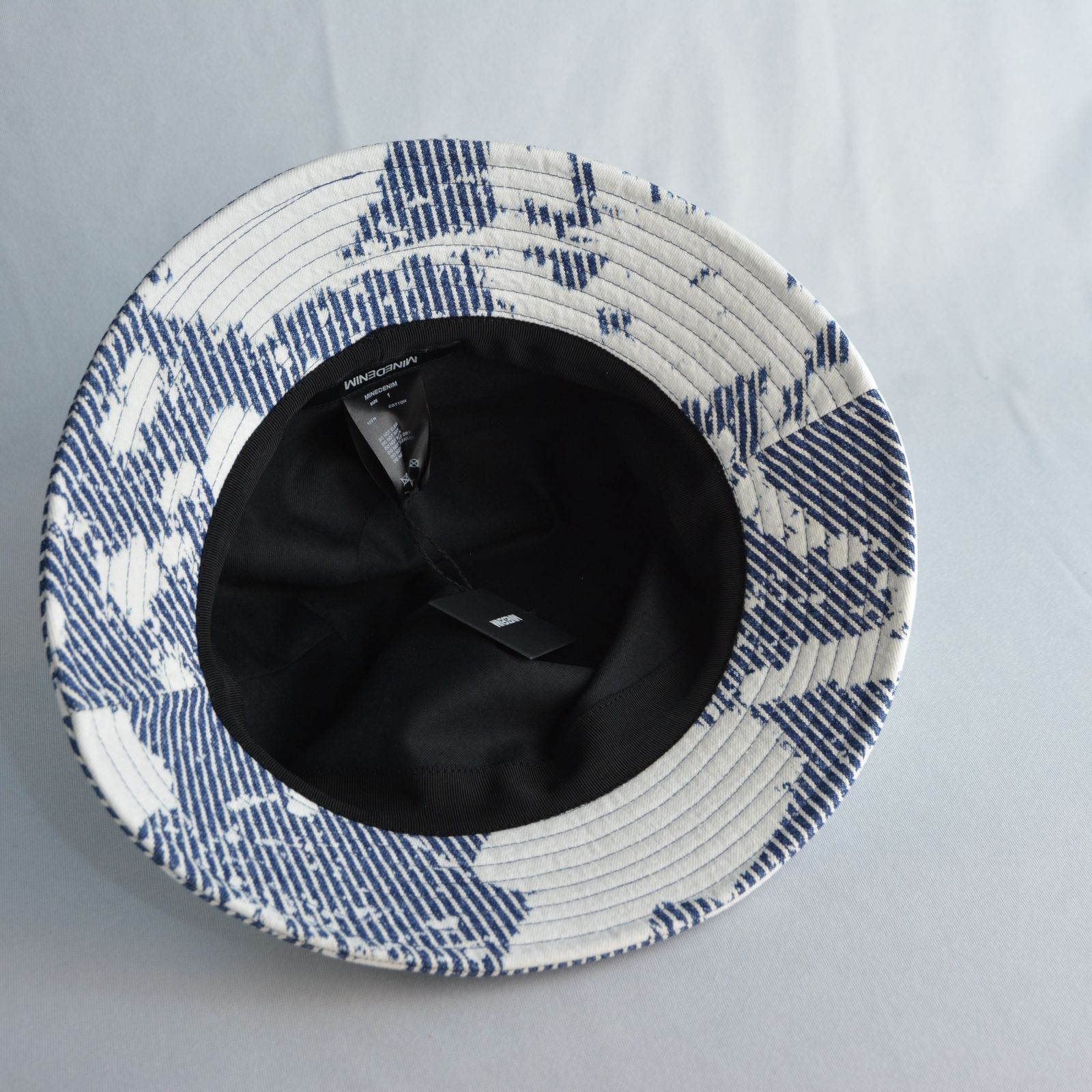 Hickory Bleachout Bucket HAT （USS） / ヒッコリー バケットハット （インディゴ）