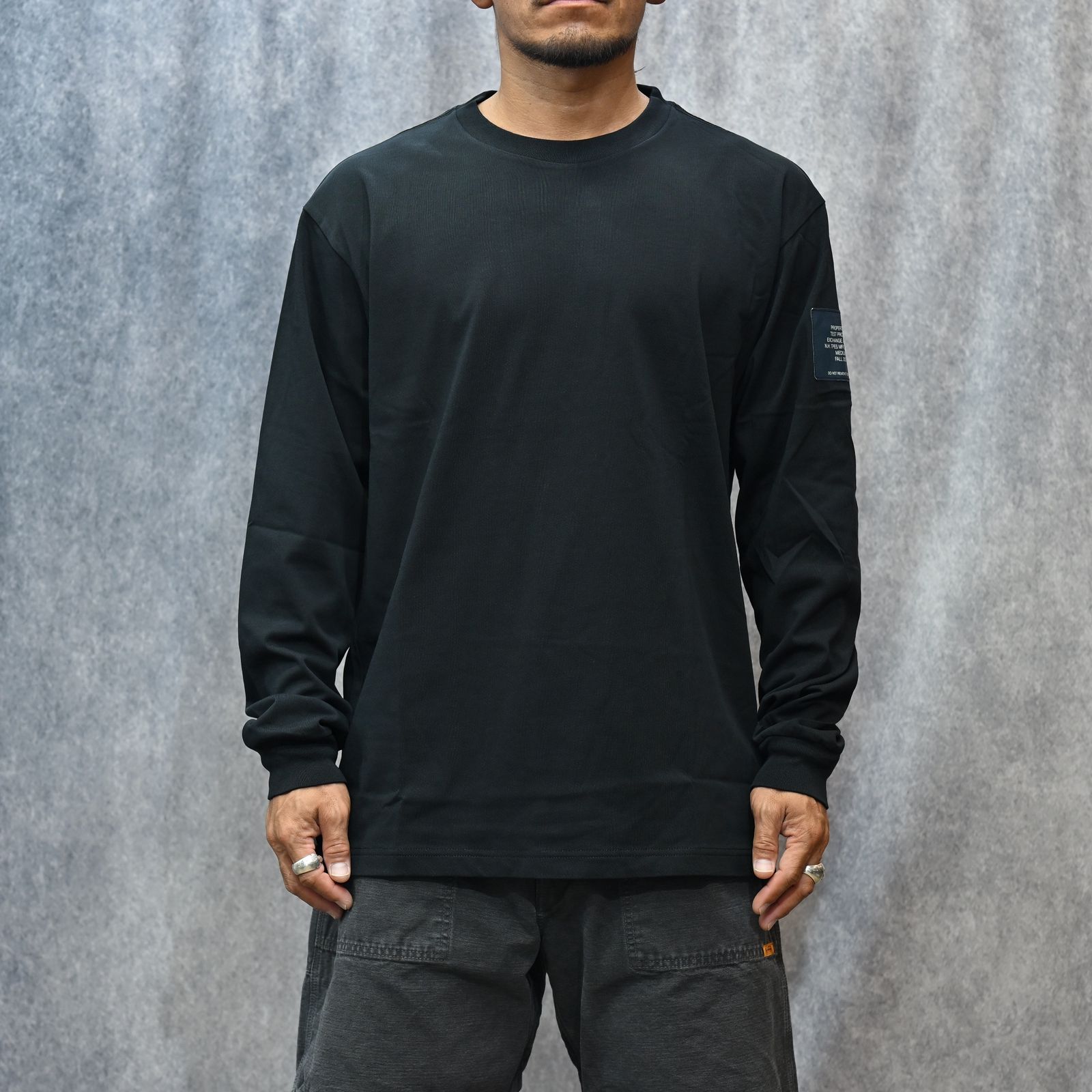 EXCHANGE SERVICE LONG SLEEVE （BLACK） /  ロングスリーブ Tシャツ （ブラック） 9252-CS82