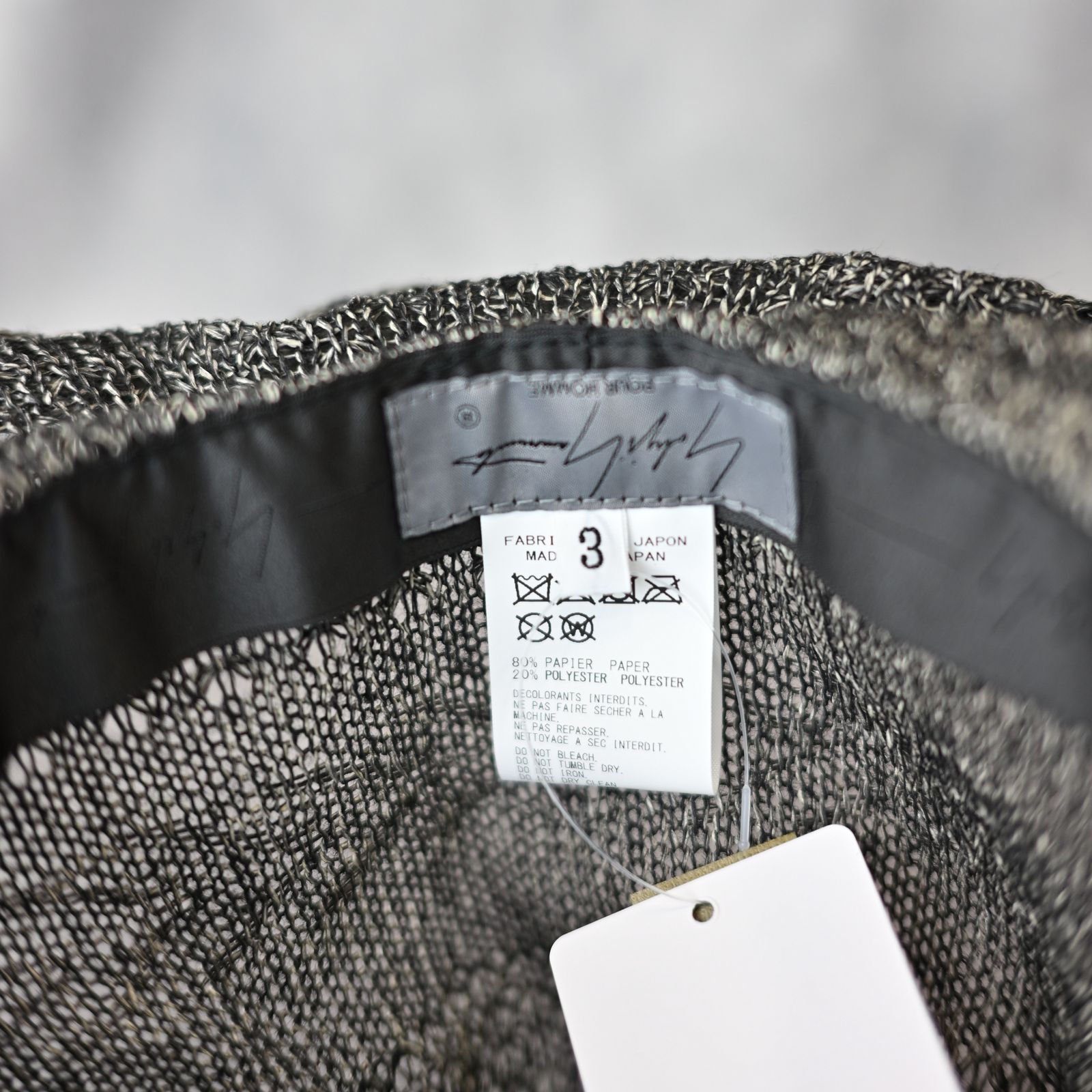 PAPER PE BODY MOUNTAIN HAT （GRAY） /  マウンテンハット （グレー） HP-H03-960-4-04