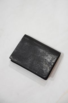 イタリアンダブルショルダー シワ加工プルアップ カードケース