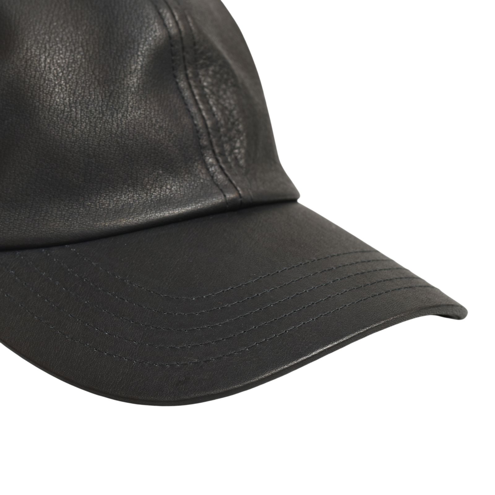 × ISAMU KATAYAMA BACKLASH｜B.B CAP （BLACK）｜ファニチャーレザー ベースボールキャップ｜HW-H14-786