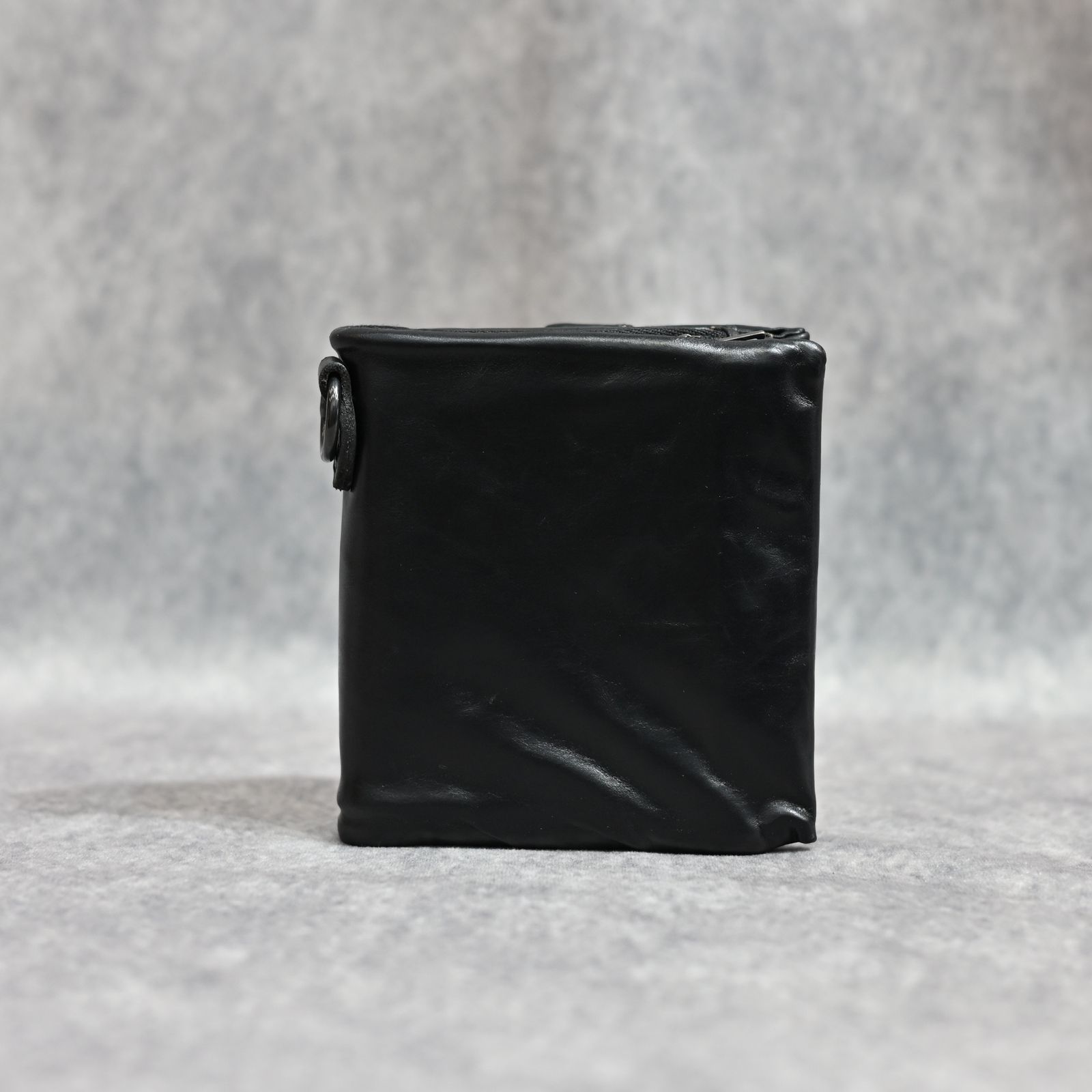 ホーウィンレザー 二つ折り スナップウォレット （BLACK / ブラック）｜894-05