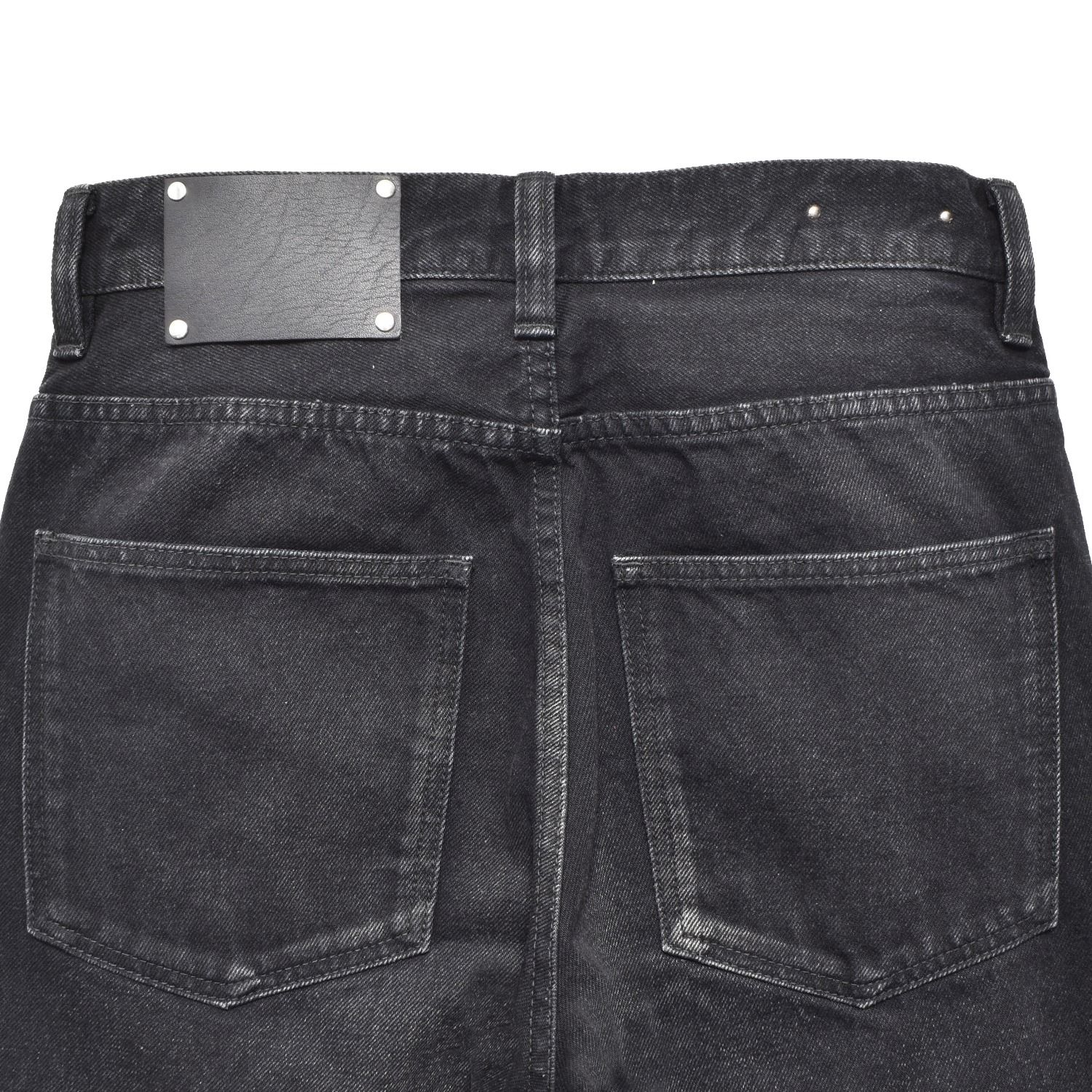 × YUKI TANAKA Wide Straight Pants （BLK） ワイドストレート デニムパンツ （ブラック）｜YT-MND-06