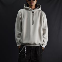 MULTI WAY DOUBLE KNIT PULLOVER HD (IVORY) / ダンボールニット プルオーバーパーカー
