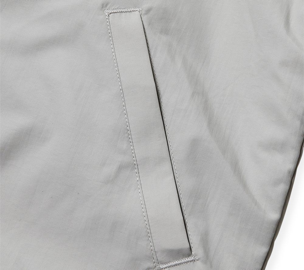 CUTRATE LOGO EMBROIDERY REVERSIBLE BOA JACKET (GRAY) / リバーシブル ボアジャケット