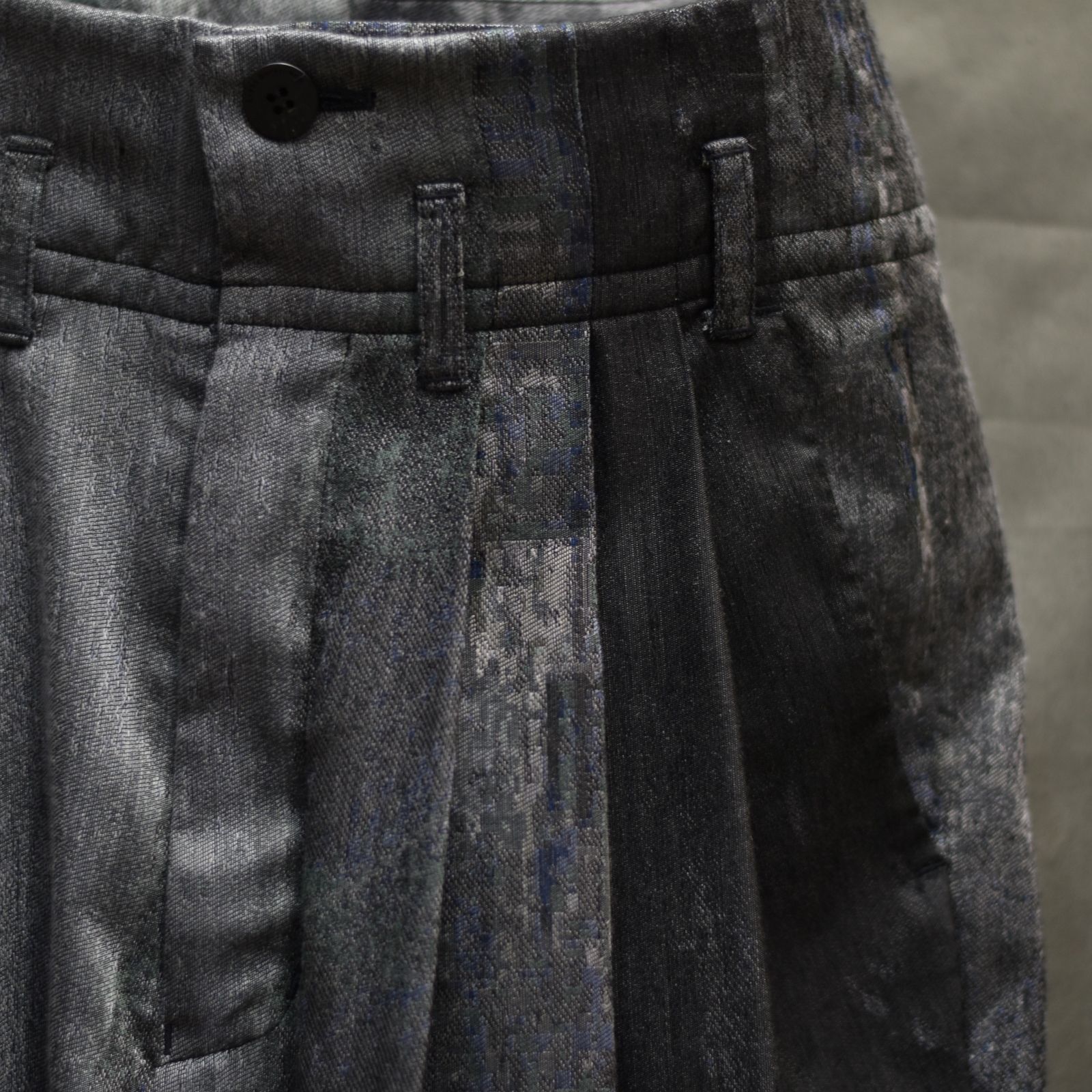 ハイウエストワイドパンツ / LB22SS-PT03-JQ (SKY BLUE GREY)