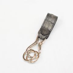 クロコ墨染め キーホルダー