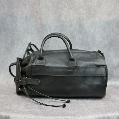 JAPAN HORSE CRACKING VINTAGE 4WAY BOSTON BAG （BLACK）｜ジャパンホース ボストン バッグ｜260-01