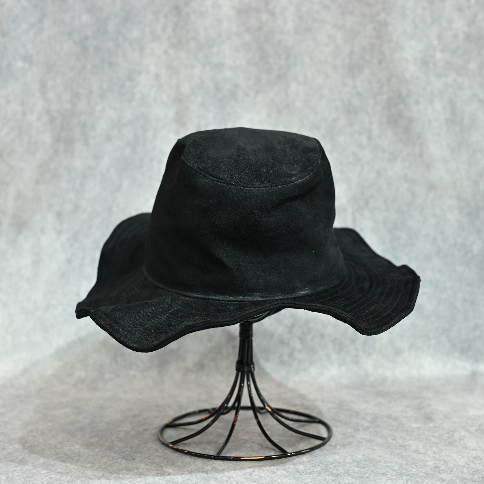 × ISAMU KATAYAMA BACKLASH｜COWBOY HAT （BLACK）｜JPホーススエード テンガロンハット｜HW-H13-785