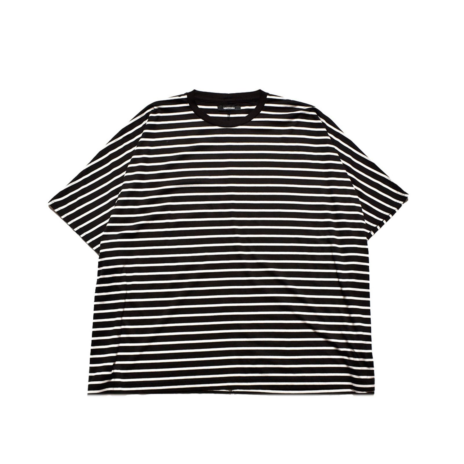 Square Big Border T-SH （BLK） ビッグボーダーTシャツ （ブラック）