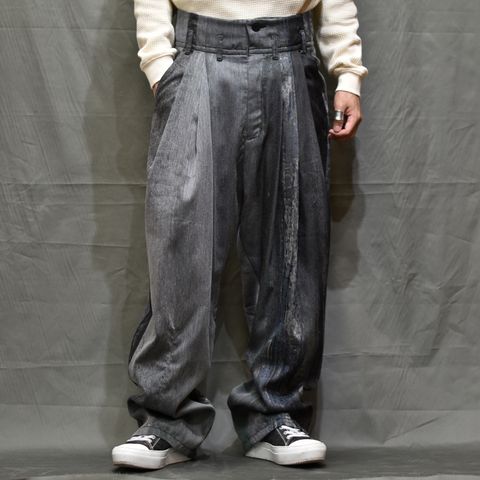 ハイウエストワイドパンツ / LB22SS-PT03-JQ (SKY BLUE GREY)