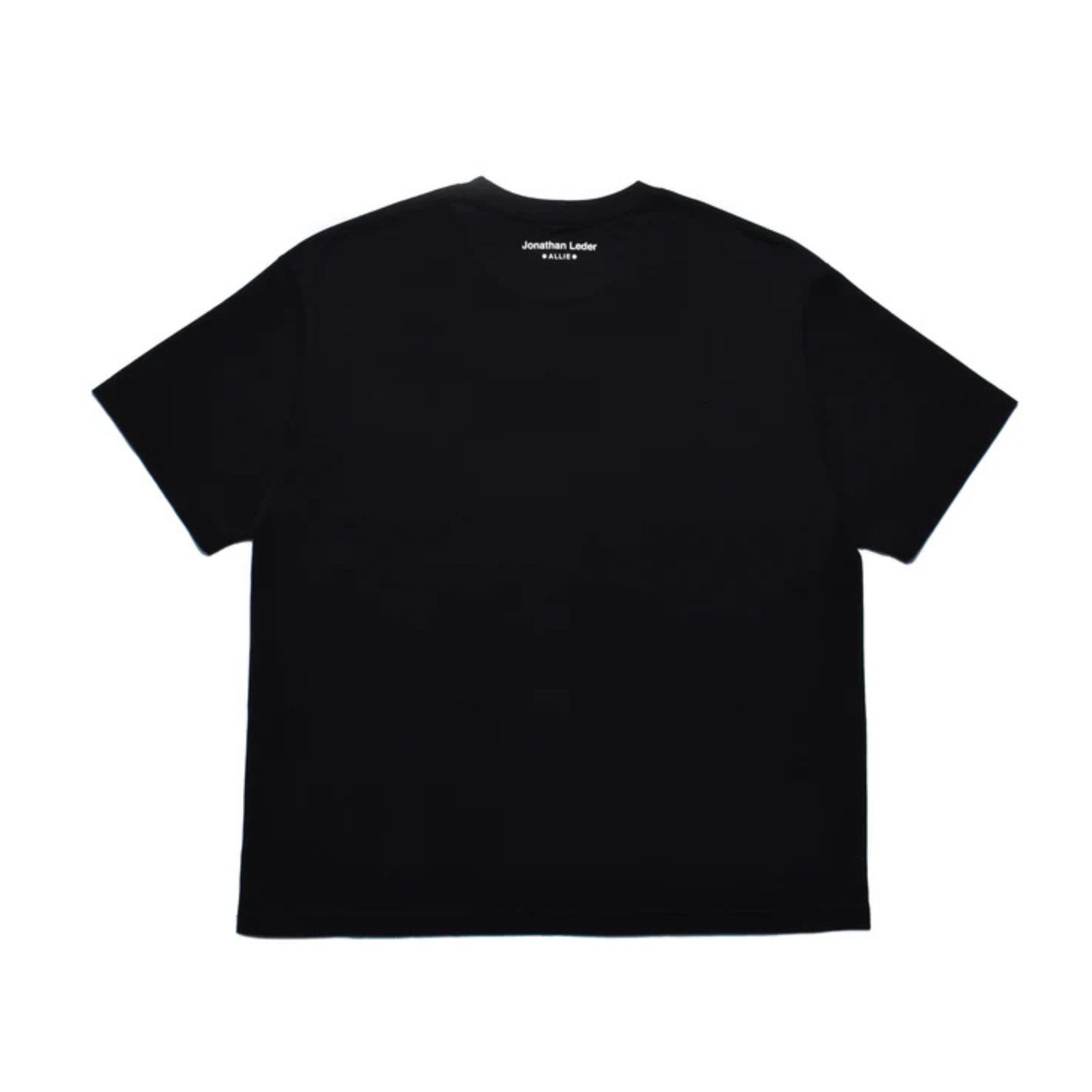 Jonathan Leder × Stie-lo "ALLIE" Crewneck T-SH （BLACK） / プリントTシャツ （ブラック） 25MND-STL003