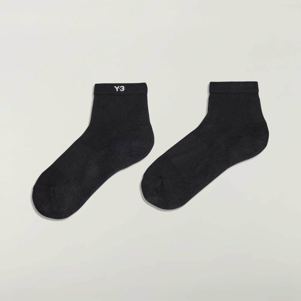Y-3 CLASSIC LOW SOCKS （BLACK） / ストライプ ソックス （ブラック） JZ6276