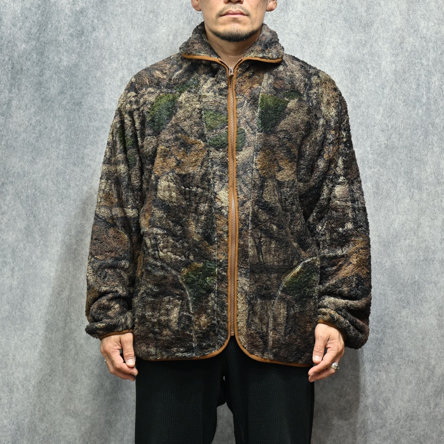 Camo Fleece Jaket （CAMO / カモフラージュ） フリースブルゾン｜SAN-A-022L