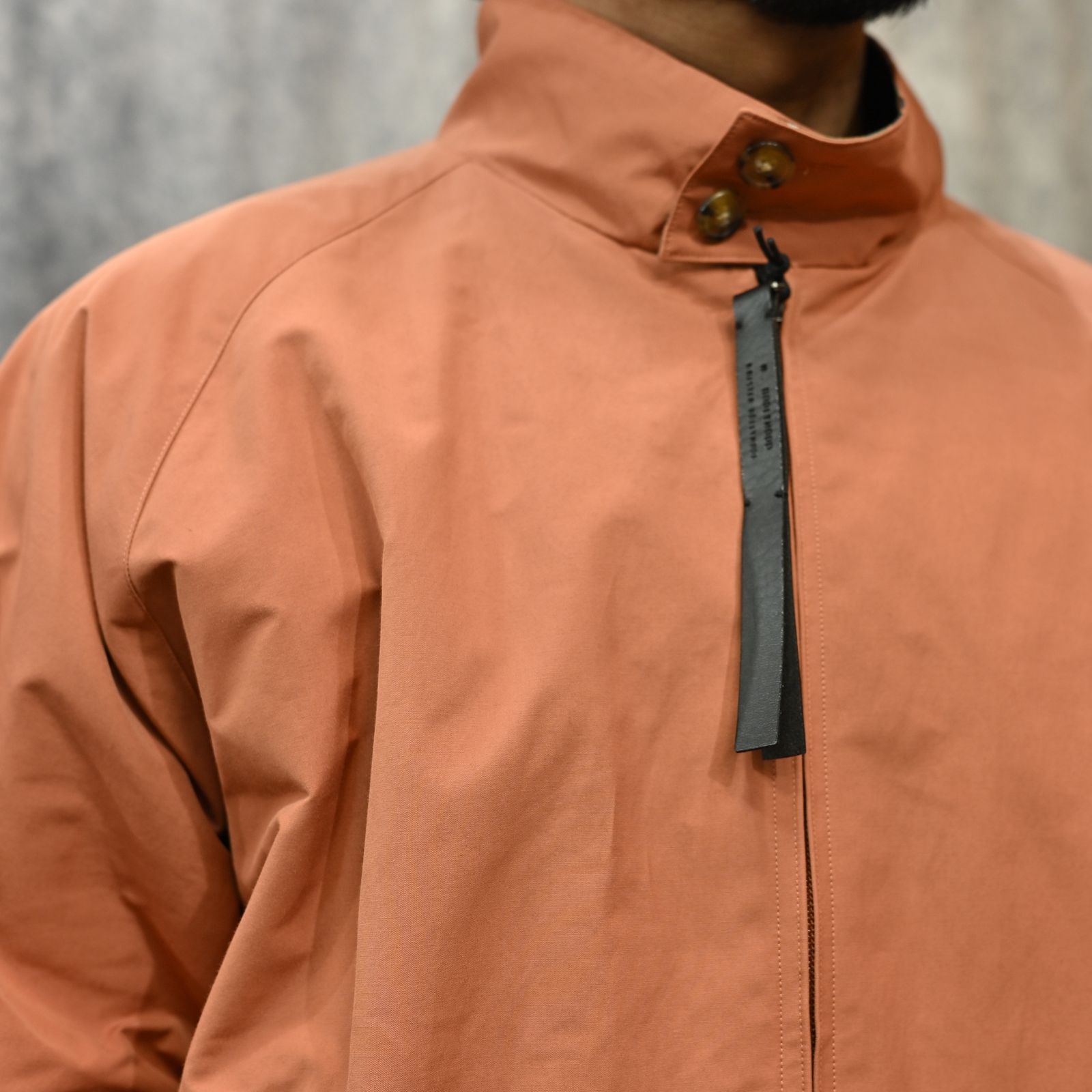 BARACUTA G9 REVERSIBLE HARRINGTON JACKET （ONION）｜バラクータ ハリントンジャケット スウィングトップ ドリズラー｜2252-BL80-045-peg