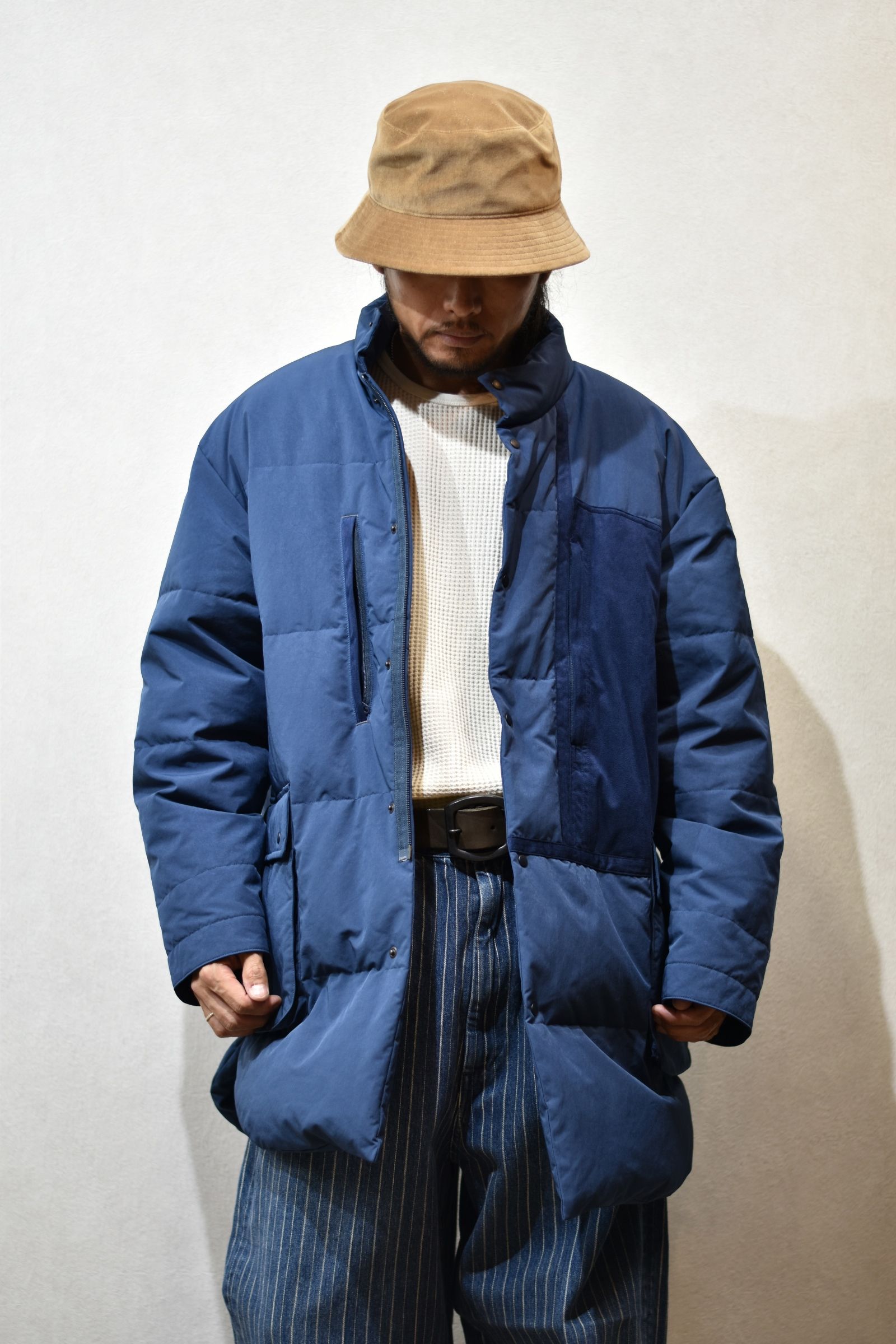 Porter Classic - WEATHER DOWN SHIRT JACKET -NAVY- | chord online store