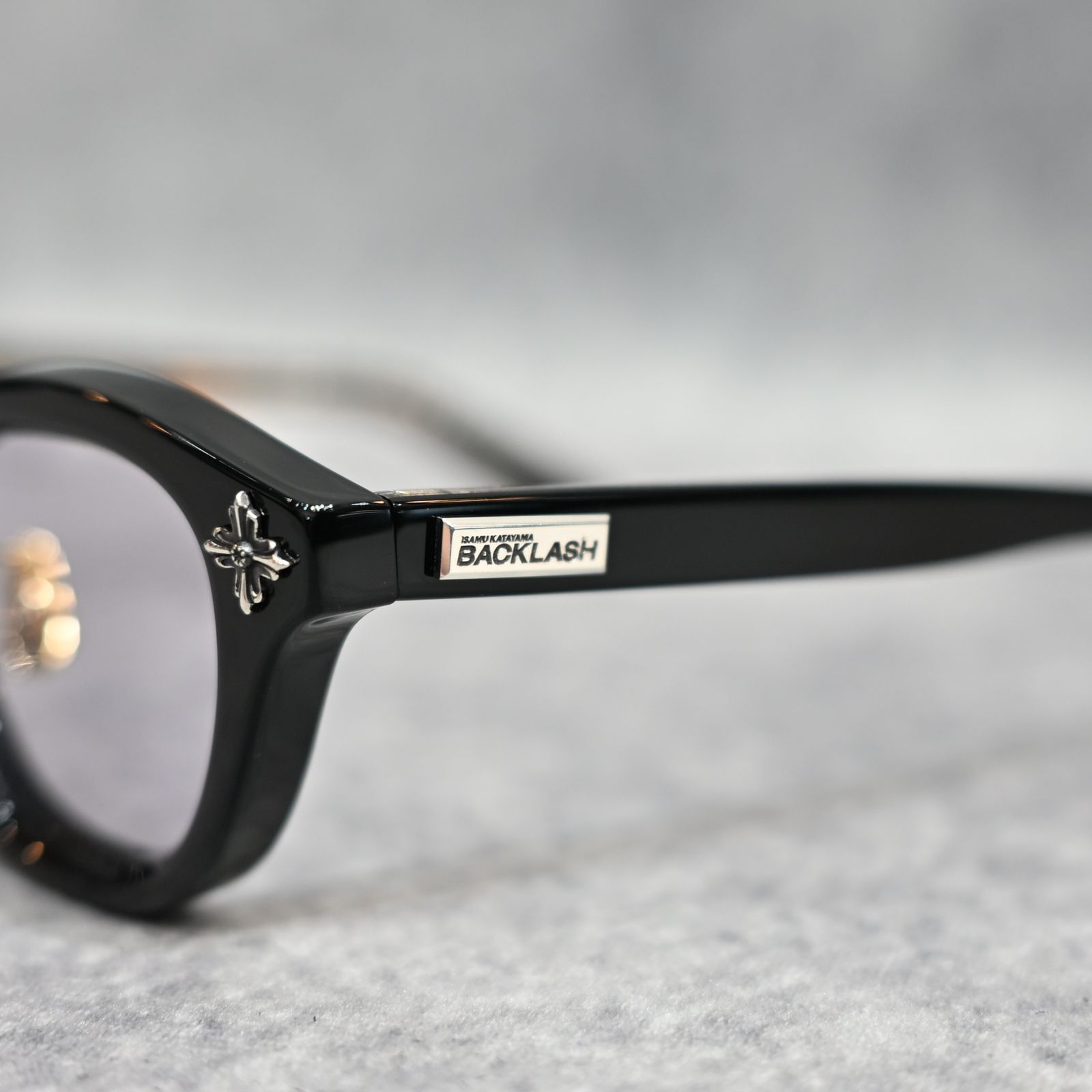 THE LINE × CASABLANCA サングラス タイプ 2 （BLACK×L.GRAY / ブラック×ライトグレー） CAS-02